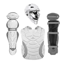 All Star Heiress Fastpitch Catcher's Kit (9-12) WHITE MD
