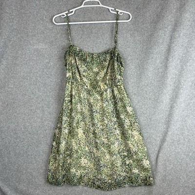 J. Crew Womens 100% Silk Mini Dress Candace Floral Print Ruffle Detail