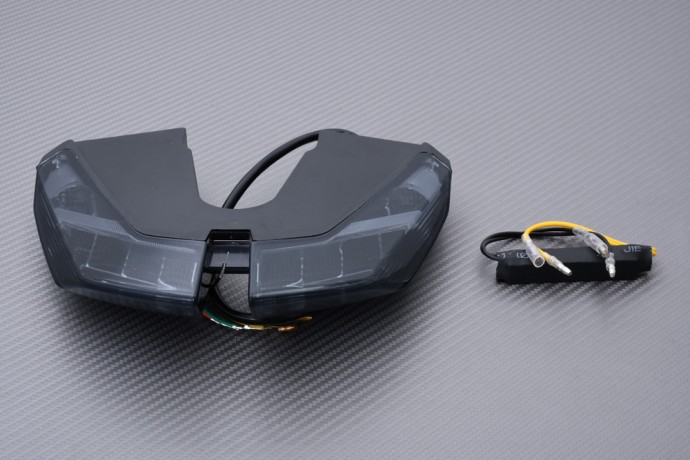 Feu arrière LED fumé résistant aux vibrations pour Ducati Hypermotard