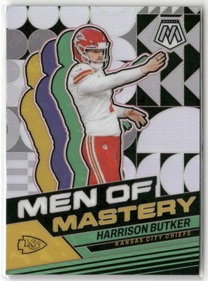 2024 Panini Mosaic -Harrison Butker Men of Mastery silver prizm #mm-12