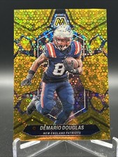 2024 Panini Mosaic Demario Douglas #151 Gold Disco Mosaic Prizm /10