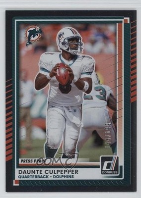 2025 Panini Donruss Press Proof Silver /199 Daunte Culpepper #76 1q34
