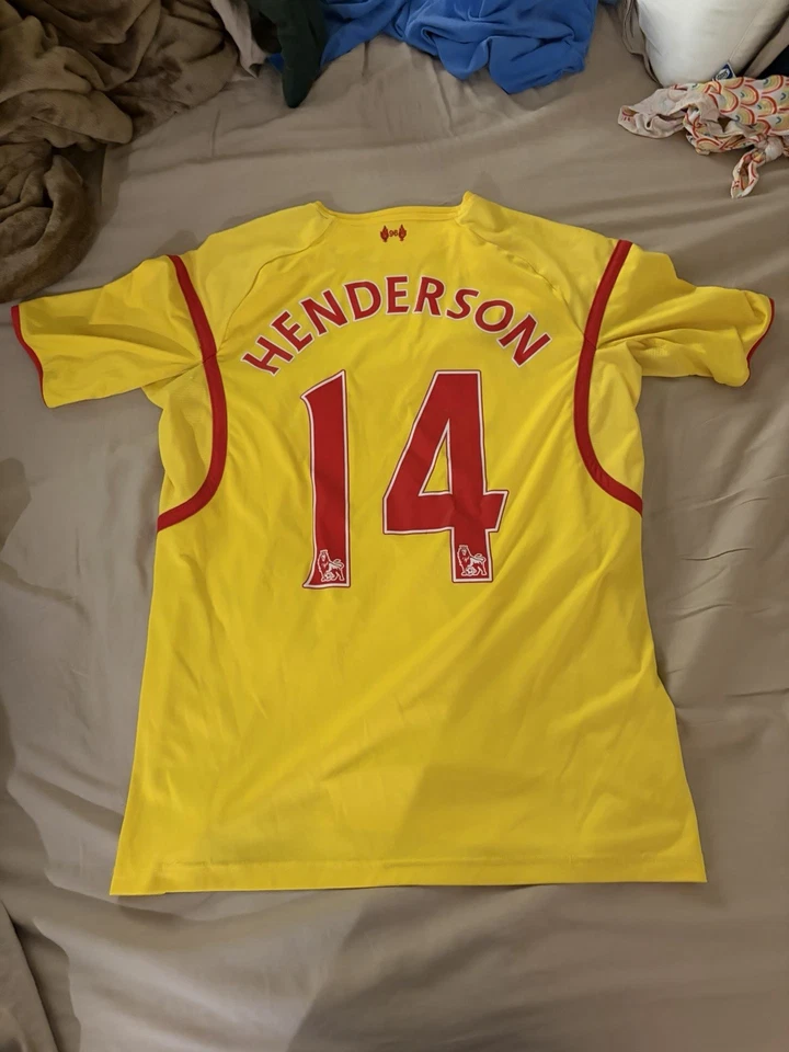 Nike Liverpool Soccer Jersey 2021-22 #14 HENDERSON Champion League Football - Image 2 of 2