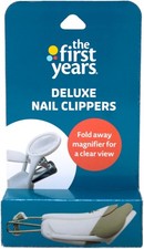 The First Years American Red Cross Deluxe Nail Clipper with Magnifier White