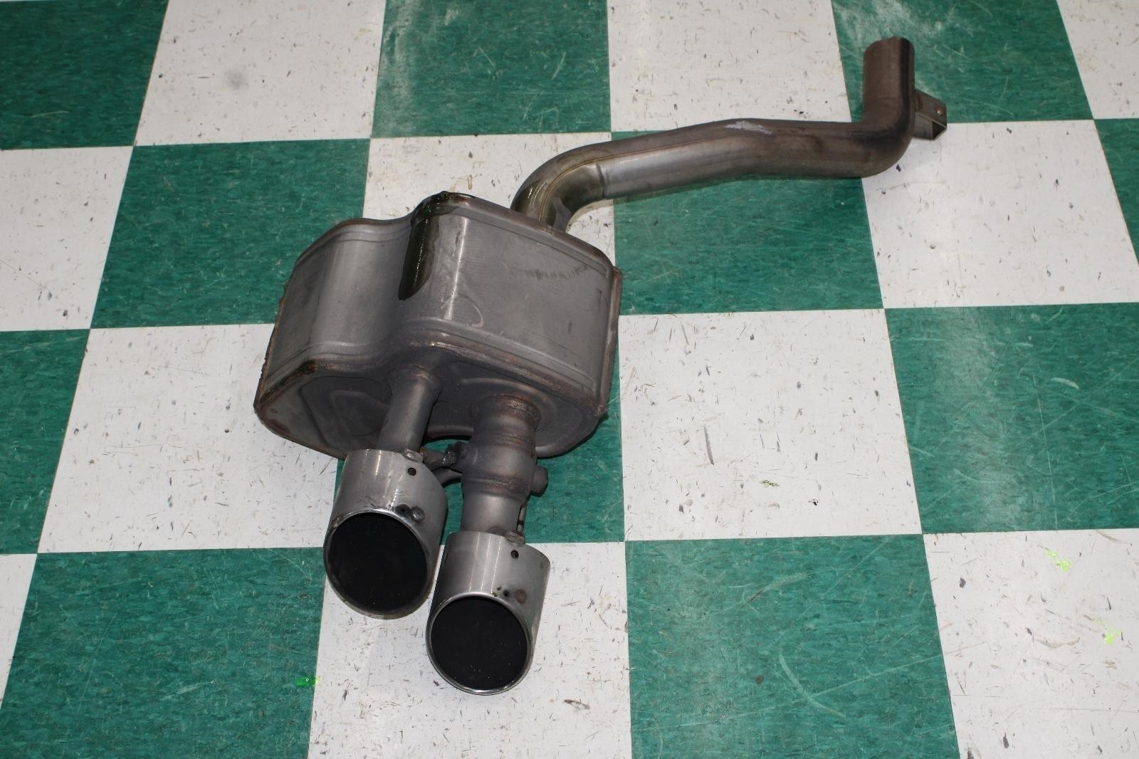 14-21 Ghibli 3.0L Motor Passenger Right RH Exhaust Muffler Dual Tips OE Factory