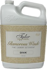 Tyler Gallon Glam Wash Laundry Detergent, Diva 128 Fl Oz Pack of 1 , Clear