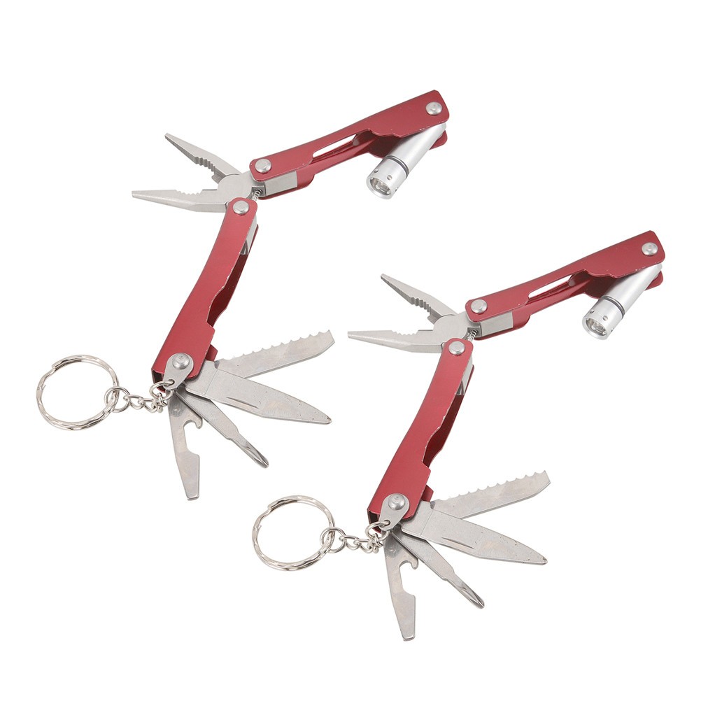 2 Pcs Multi-purpose Tool Pliers Stainless Steel Camping Multitools
