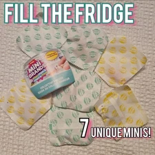 🌭🍯🍓🦄🐟🥦 7 UNIQUE Sealed Minis! NO DOUBLES! ♡ Mini Brands ♡ Fill the Fridge