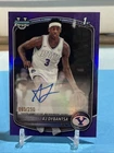 2025-26 Bowman 1st Basketball Chrome Purple Refractor Autograph AJ Dybantsa