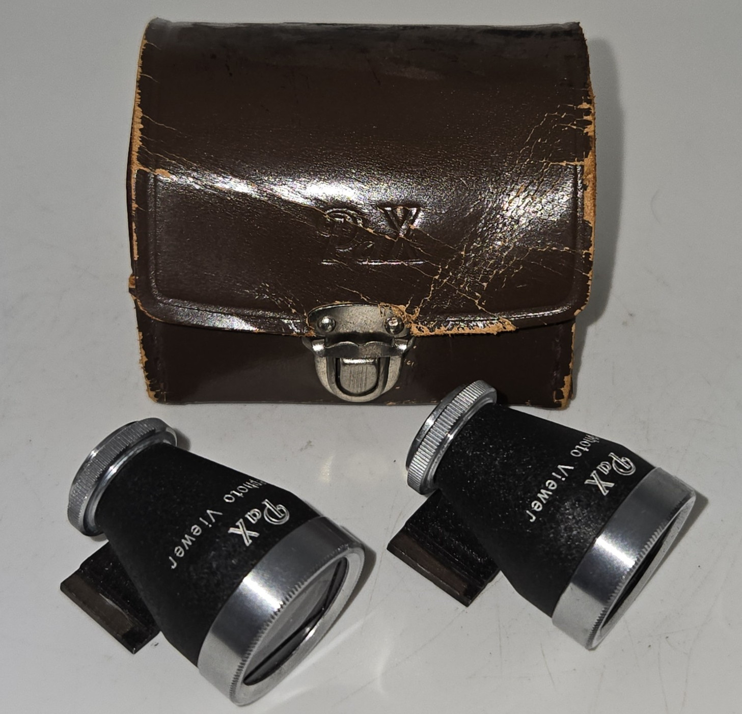 Vintage PAX Telephoto Viewer Shoe Mount Viewfinders Lot of 2 - Retro Photography
