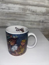 Lang And Wise Teddy Bear Mug Collectors 1998 All Decked Out.