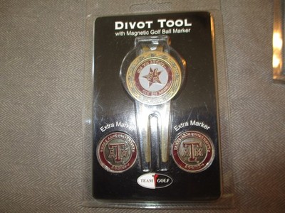 2) NEW Team Golf Texas A M TEXAS A & M Divot Tool CHEAPEST ANYWHERE