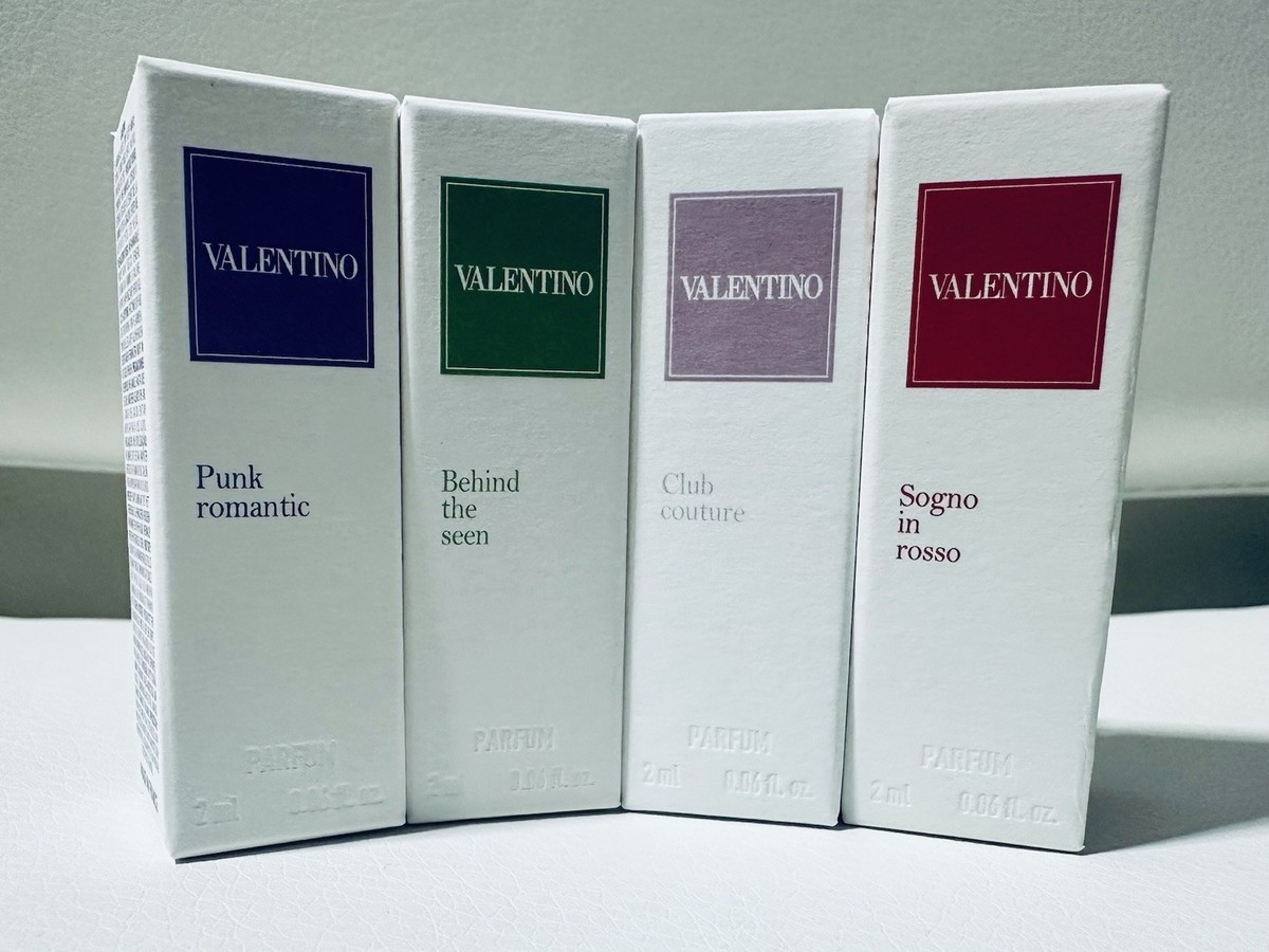 Valentino Anatomy of Dreams Parfum Spray Sample Set 4 x 2 ml Made