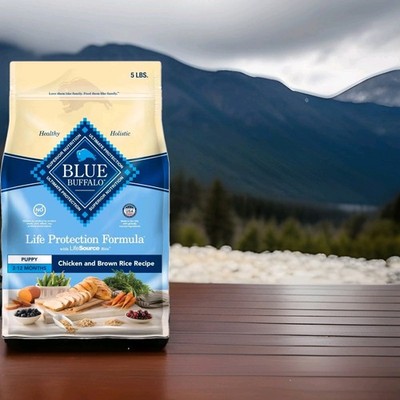 Blue Buffalo Life Protection Formula Puppy Food 5Lb Chicken And Brown Rice