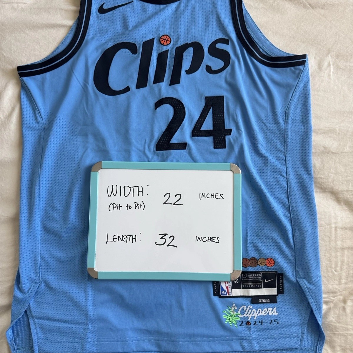 Nike Clippers City Edition ユニフォーム48 レナード Authentic Los