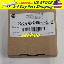 100-MCA02 New Sealed Allen Bradley Mechanical Electrical Interlock Free Shipping