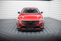 Front Ansatz V.1 FüR Peugeot 308 Mk3 Frontspoiler Spoilerschwert Schwarz