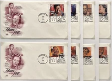 Celebrating Legends: First Day Covers of Blues and Jazz Singers Scott #2854-2861