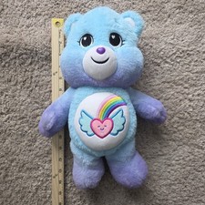 Care Bears Dream Bright Bear Plush Blue Purple Rainbow Heart 2021