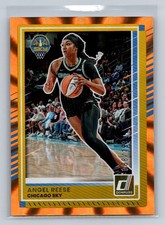 Angel Reese 2025 Donruss WNBA Orange Laser #71 Basketball #/199
