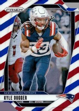 2024 Panini Prizm #197 Kyle Dugger Red White and Blue