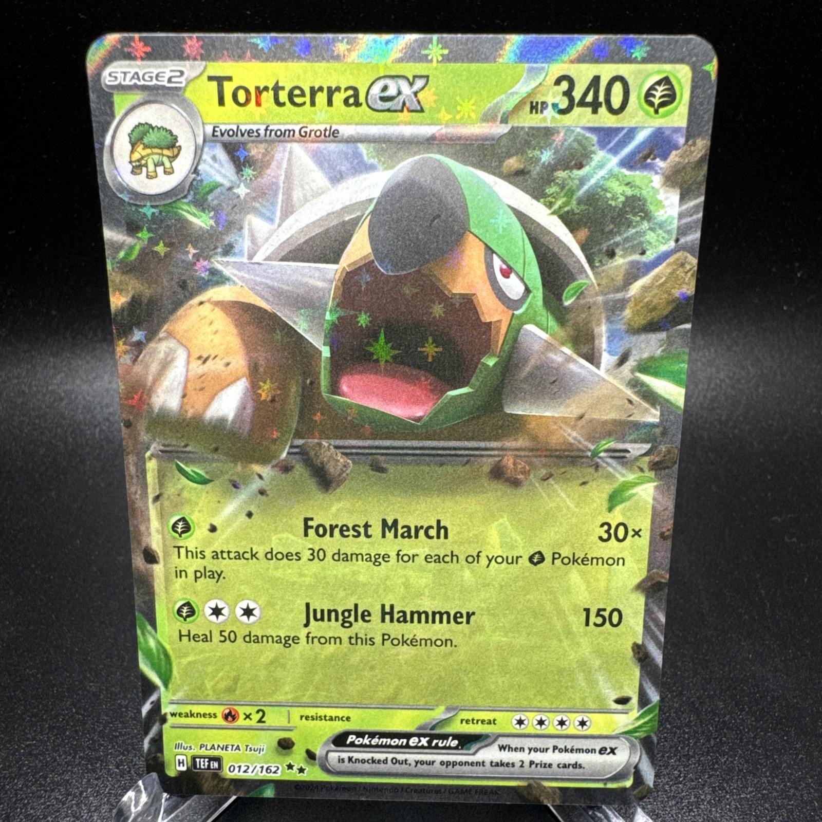 Pokémon TCG Torterra EX 12/162 Temporal Forces Double Rare Near Mint/Mint