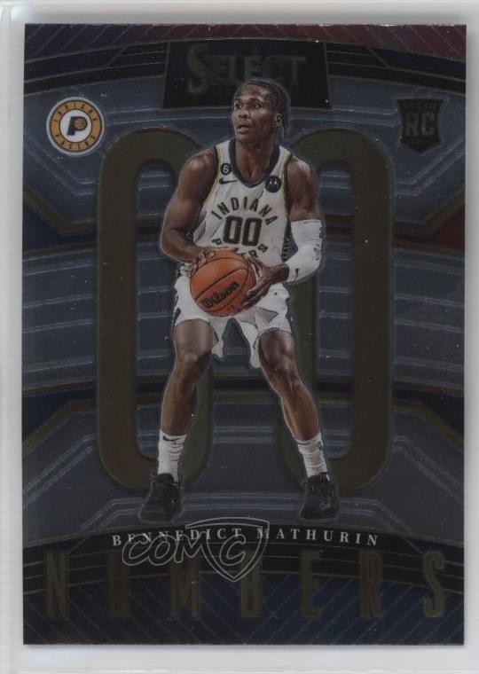 2022-23 Panini Select Select Numbers Bennedict Mathurin #19 11ds