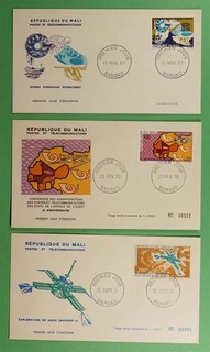 DR WHO 1960s 70s MALI 3 FDC R79520