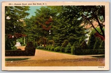 Rumson Road near Red Bank New Jersey Postcard PC069