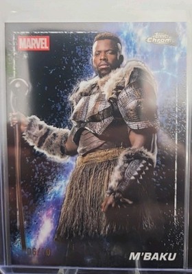 2025 Topps Chrome Marvel Studios M'Baku 6/10, S-83