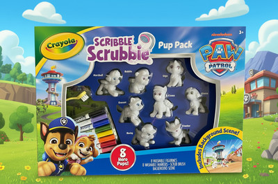 Crayola Scribble Scrubbie PAW Patrol Decorative Figurine, Set of 8