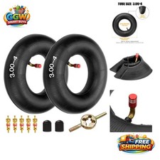 Universal Fit 3.00-4 Inner Tubes for Razors, Go Karts, and ATVs - 2pcs