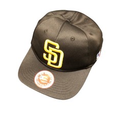MLB San Diego Padres Youth Baseball Cap SD Logo Brown Adjustable Fit