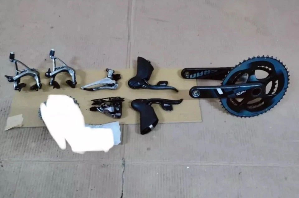 Cambio Gruppo Completo bici da corsa Sram Force 22 11 V. 11V 11 Velocità Rim Bdc - Immagine 3 di 4