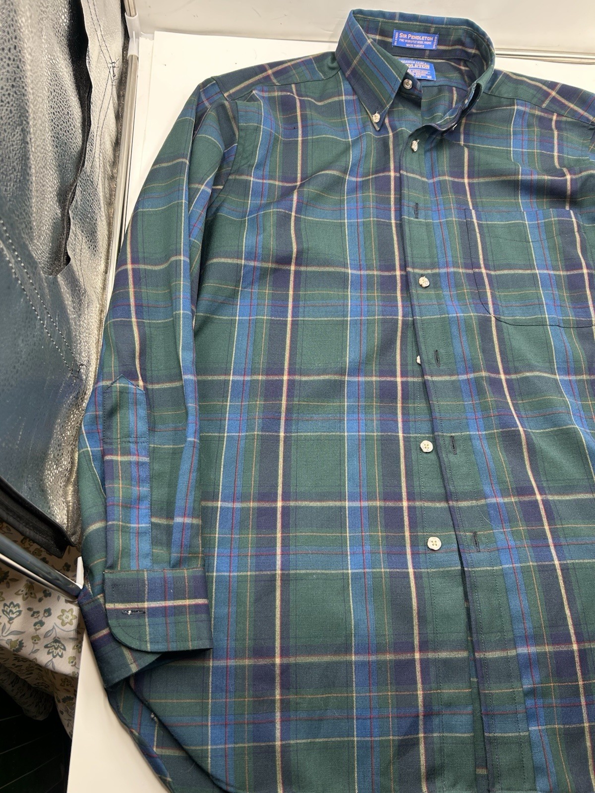 Pendleton SIR PENDLETON 100% Wool Button Down Shi… - image 2