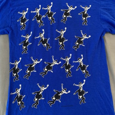 Vintage Hall & Oates Shirt Mens Large Blue Live Thru 85 Pontiac Fiero 80s