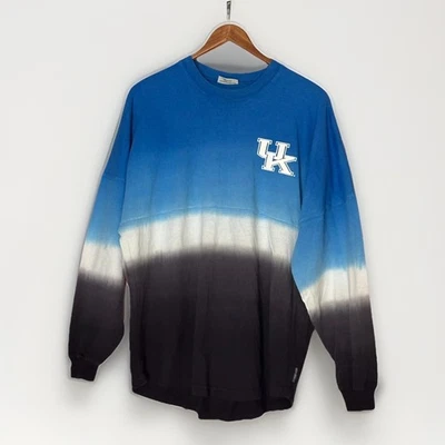 Vintage Spirit Jersey Kentucky Wildcats NCAA Basketball Blue Ombre Medium T - Image 1 of 4
