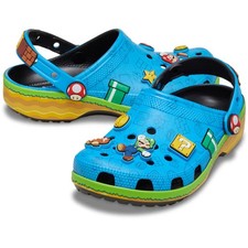 Crocs x Super Mario Core Classic Clog with Jibbitz Multi Size Unisex NEW
