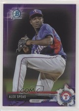 2017 Bowman Chrome Prospects Purple Refractor 188/250 Alex Speas #BCP68 0q3