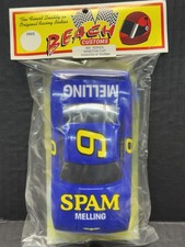 RETIRED - Beach Customs Factory Painted SPAM NASCAR 4  Lexan Slot Car Body NEW