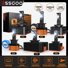 2X H4 H7 H11 9012 H15 HID LED Scheinwerfer 6500K Zulassung Halogen Extrem Profi