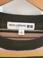 Pull INES DE LA FRESSANGE Taille S En Lin 100% Beige - Neuf Et Très Tendance