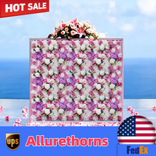 Wedding Party Artificial Waterproof Flower Wall Durable Bouquet Background 60X40