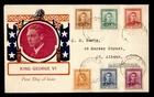DR WHO 1947 NEW ZEALAND FDC KGVI EVANS CACHET R78630