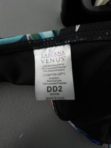VENUS Women Swimwear Bra Top Underwired Halter Tie Neck & Back Size DD 38C/40B - Picture 8 of 13