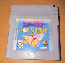 Nintendo Kirby's Star Stacker Puzzle Game Boy Game Pak NTSC-U/C US/CA 1997