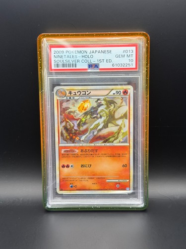 2009 Pokemon Japanese SoulSilver 1st Edition Holo Ninetales #13 PSA 10 GEM MINT