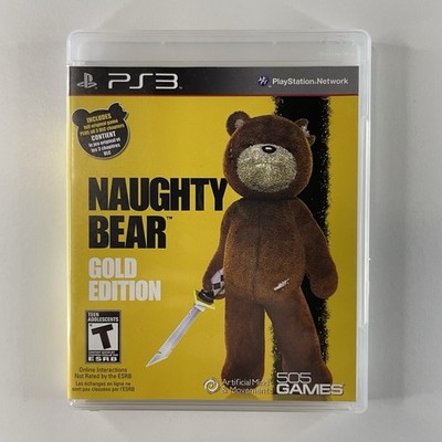 Naughty Bear Gold Edition (PlayStation 3, 2011) Ps3 Game  Disc NM Tested 