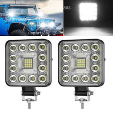 2pc 3.3 27w Square Led Work Light Fog Truck Off Road Tractor Flood Lights