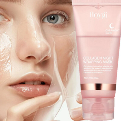 Night Collagen Wrapping Mask Rejuvenation Moisturizing Brightening Korean Face